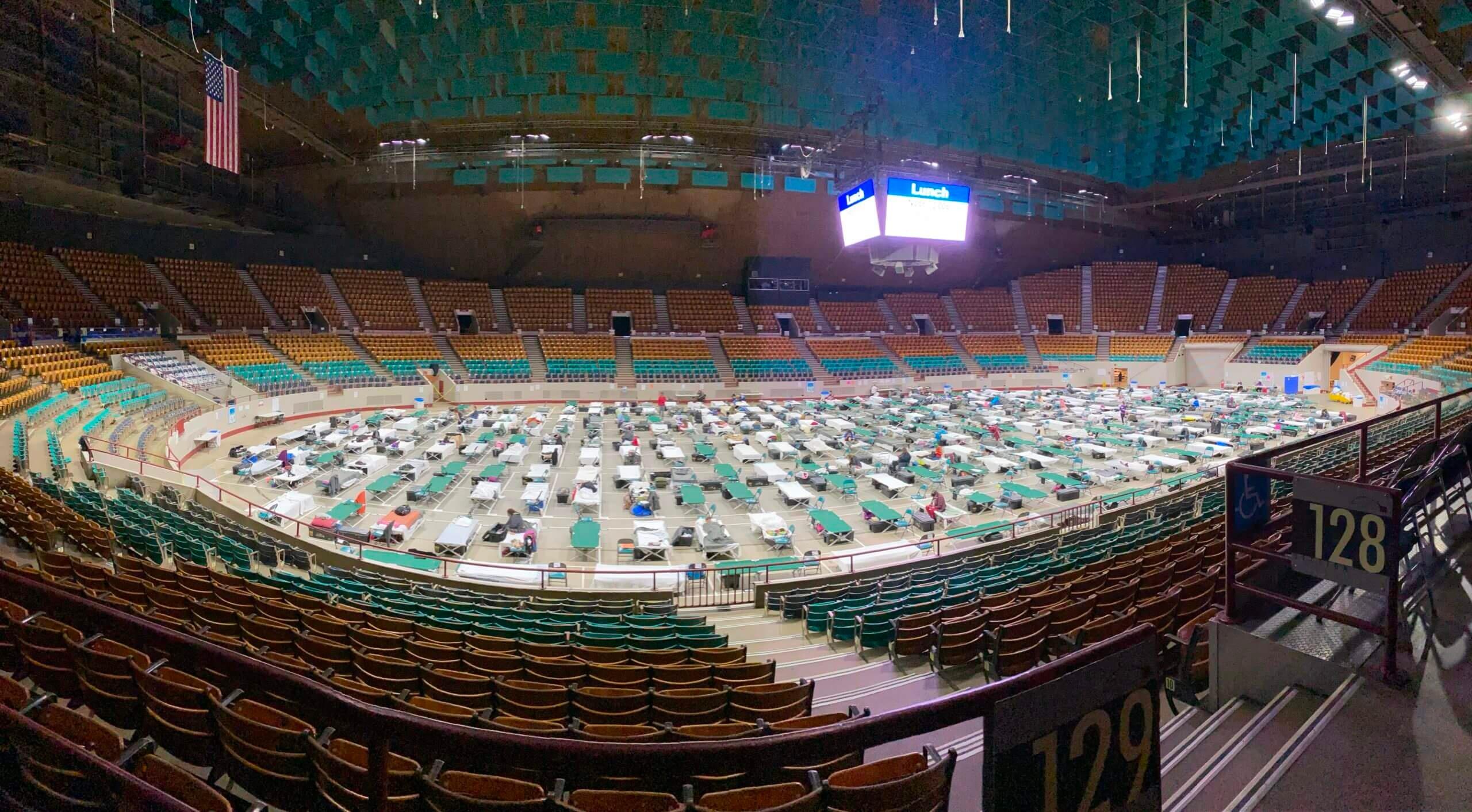 Denver Coliseum closes emergency homeless shelter ahead of National